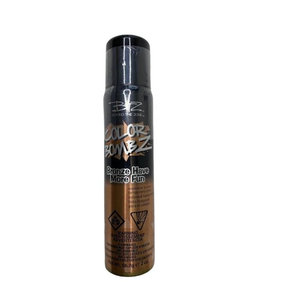 BTZ Beyond the Zone COLOR BOMBZ Bronze Have More Fun Temporary Hair Spray Color - Picture 2 of 5